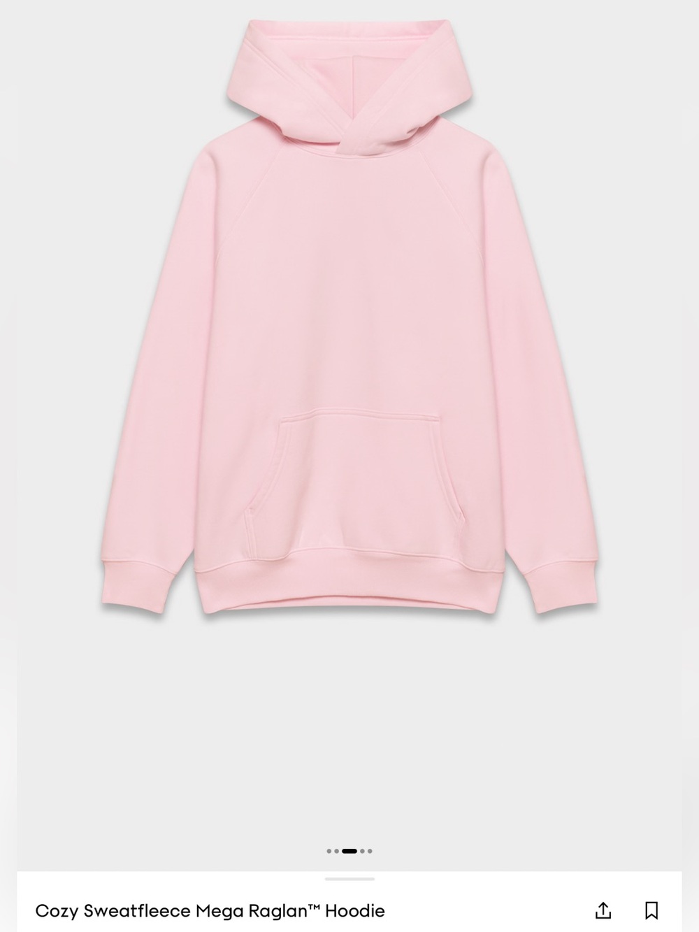 Pink Cozy Fleece Hooded Sweatshirt